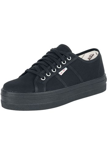 Victoria - Basket Lona Plataforma - Sneaker - Donna - nero nero