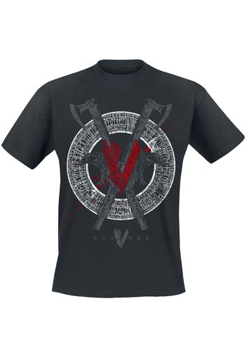 Vikings - Odin - T-Shirt - Uomo - nero