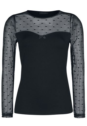 Vive Maria - French Chic Longsleeve - Maglia a maniche lunghe - Donna - nero