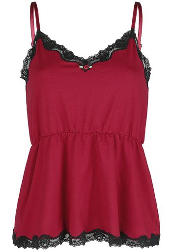 Vive Maria - Lovely Dream Top - Top - Donna - rosso nero