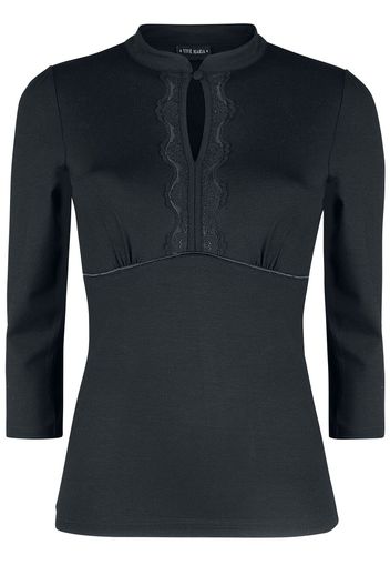 Vive Maria - Black Saigon Shirt - Maglia a maniche lunghe - Donna - nero