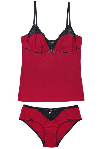 Vive Maria - Lipstick Girl Set - Abbigliamento intimo - Donna - rosso nero