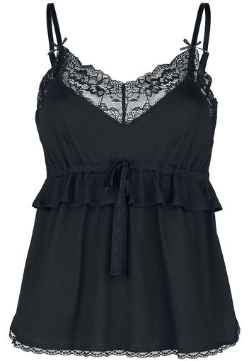 Vive Maria - Chez Colette Lace Top - Top - Donna - nero