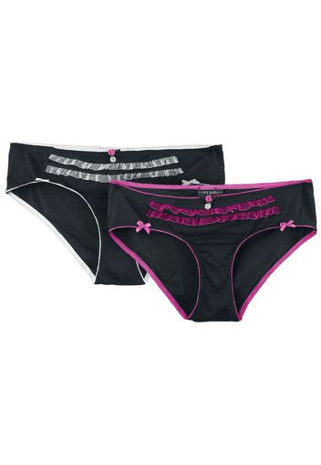 Vive Maria - Sugar Ladies Set - Set mutande - Donna - nero rosa