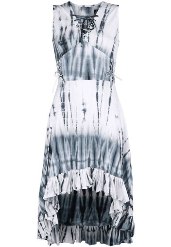 Vixxsin - Soleil Dress - Abito media lunghezza - Donna - bianco grigio