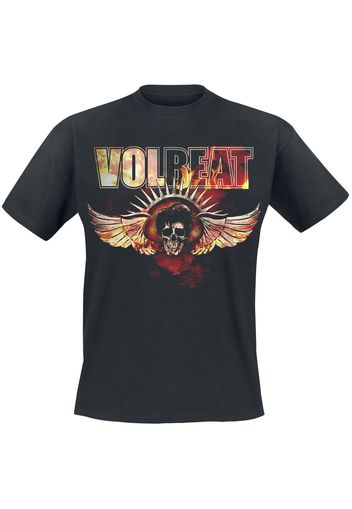 Volbeat - Burning Skullwing - T-Shirt - Uomo - nero
