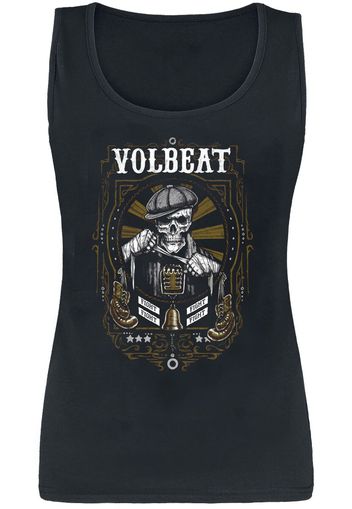 Volbeat - Fight - Top - Donna - nero