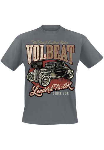 Volbeat - Louder And Faster - T-Shirt - Uomo - grigio