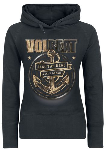 Volbeat - Anchor - Felpa con cappuccio - Donna - nero