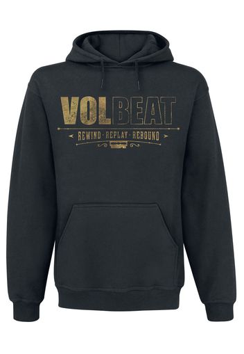 Volbeat - Big Letters - Felpa con cappuccio - Uomo - nero