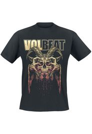 Volbeat - Bleeding Crown Skull - T-Shirt - Uomo - nero