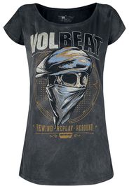 Volbeat - Bandana Skull - T-Shirt - Donna - grigio