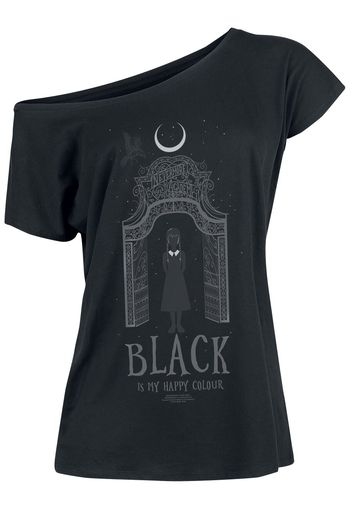 Wednesday - Wednesday - Black is my happy colour - T-Shirt - Donna - nero