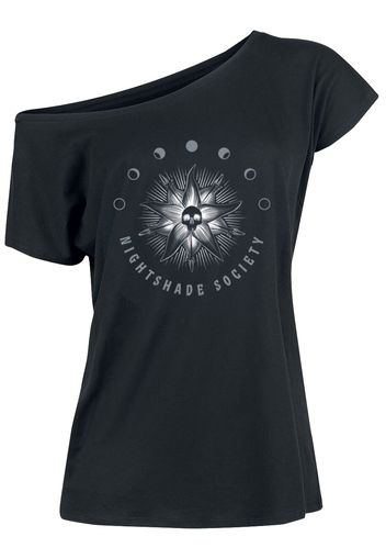 Wednesday - Nightshade Society - T-Shirt - Donna - nero