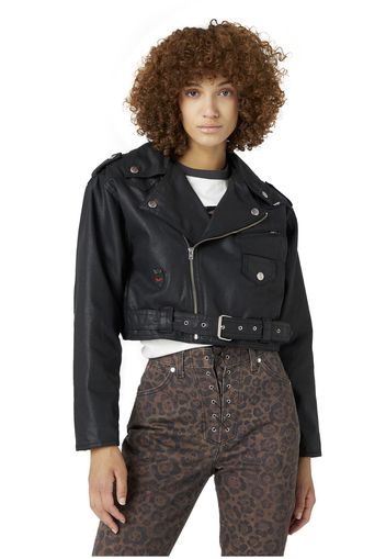 Wrangler - Fender Moto jacket - Giacca in similpelle - Donna - nero