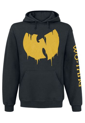 Wu-Tang Clan - Sliding Logo - Felpa con cappuccio - Uomo - nero