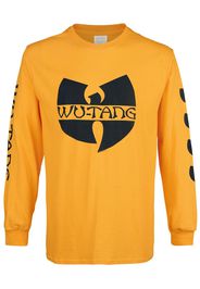 Wu-Tang Clan - Black Logo - Maglia Maniche Lunghe - Uomo - giallo