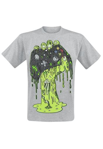 Xbox - Zombie Hand - T-Shirt - Uomo - grigio sport