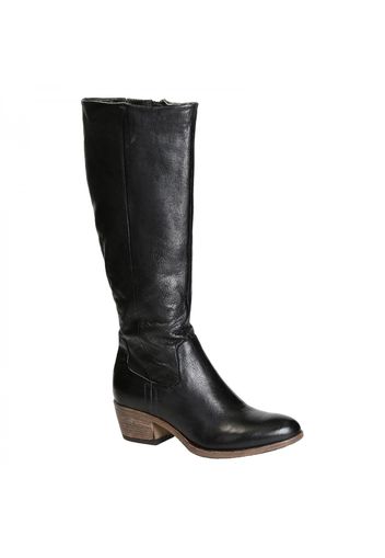 Stivali western da donna in pelle fatti a mano in italia 284312 NERO