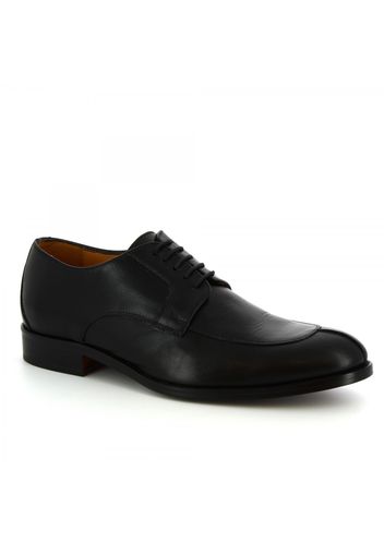 Scarpe stringate eleganti da uomo artigianali in pelle di vitello nera 07012 NAIROBI NERO