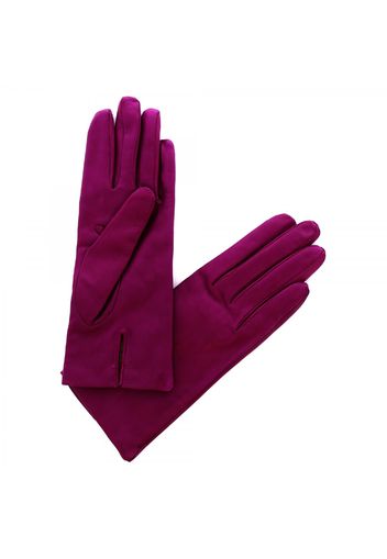 Guanti classici da donna fatti a mano in nappa fucsia foderati in cashmere A1 GUANTI DONNE FUXSIA