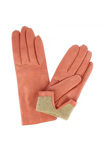 Guanti eleganti da donna fatti a mano in nappa rosa antico A1 ROSA ANTICO