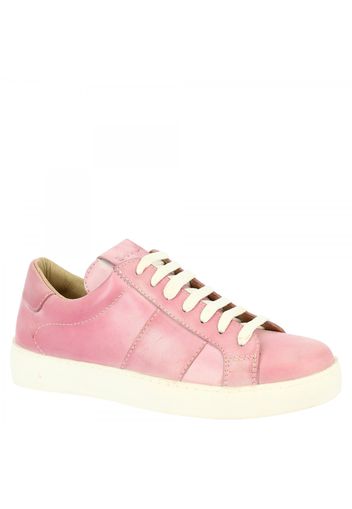 Sneakers Leo's Sens da donna fatte a mano in pelle di vitello rosa SENS-14FA ROSA