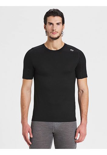 Rewoolution, Hero - T-Shirt In Merino Jersey 140 Gr Per Uomo In Colore Nero