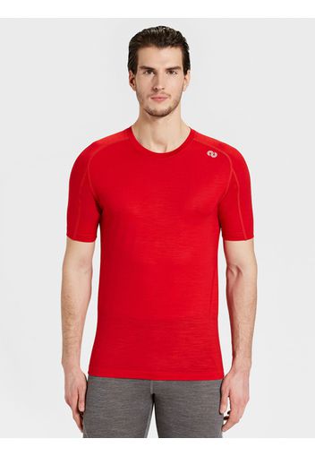 Rewoolution, Hero - T-Shirt In Merino Jersey 140 Gr Per Uomo In Colore Rosso