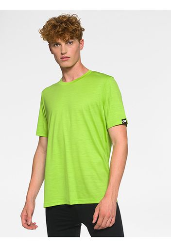 Rewoolution, Trick - T-Shirt In Merino Jersey 140 Gr Per Uomo In Colore Verde