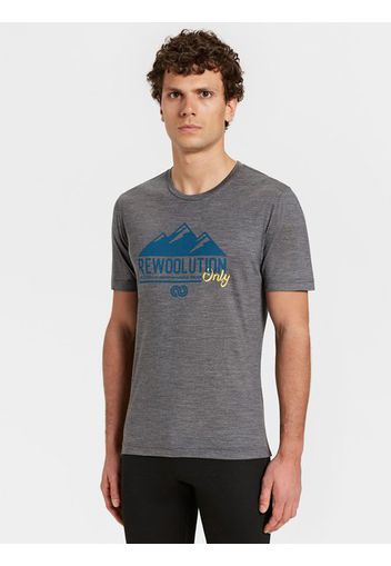 Rewoolution, Only - T-Shirt 140 Gr Per Uomo In Colore Grigio