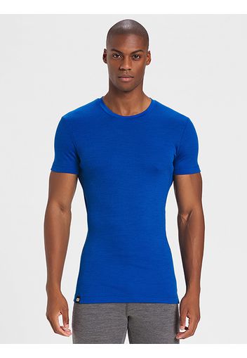 Rewoolution, Adara - T-Shirt In Merino Mesh 180 Gr Per Uomo In Colore Blu