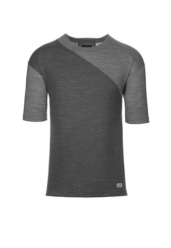 Rewoolution, M'S Ss Tee - T-Shirt In Merino Jersey 140 Gr Per Uomo In Colore Grigio