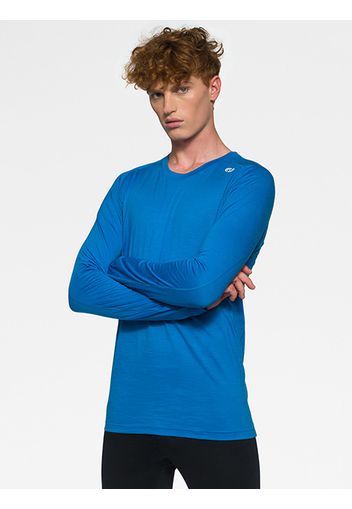 Rewoolution, Tommy - T-Shirt In Merino Jersey 140 Gr Per Uomo In Colore Blu