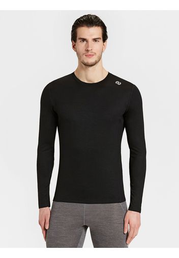 Rewoolution, Explorer - T-Shirt In Merino Jersey 190 Gr Per Uomo In Colore Nero