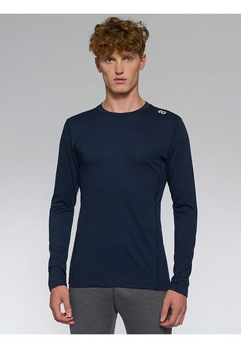 Rewoolution, Explorer - T-Shirt In Merino Jersey 190 Gr Per Uomo In Colore Blu