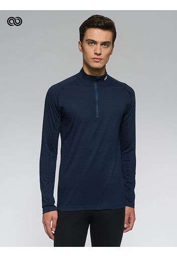 Rewoolution, Ocelot - Felpa In Merino Jersey 190 Gr Per Uomo In Colore Blu