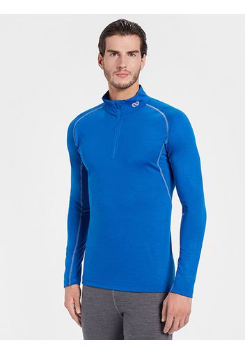 Rewoolution, Ocelot - Felpa In Merino Jersey 190 Gr Per Uomo In Colore Blu