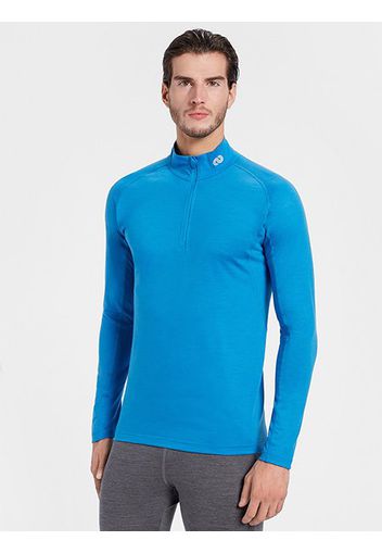 Rewoolution, Ocelot - Felpa In Merino Jersey 190 Gr Per Uomo In Colore Blu