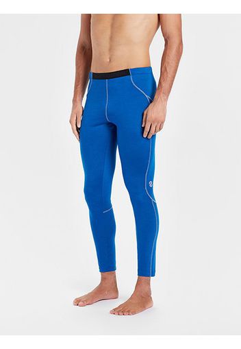 Rewoolution, Peak - Leggings In Merino Jersey 190 Gr Per Uomo In Colore Blu