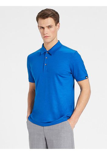 Rewoolution, Flip - Polo In Merino Jersey 190 Gr Per Uomo In Colore Blu