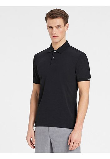 Rewoolution, Oro - Polo In Merino Piquet 210 Gr Per Uomo In Colore Nero