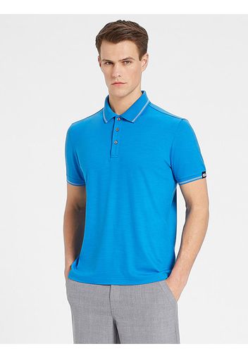 Rewoolution, Crater - Polo In Merino Jersey 190 Gr Per Uomo In Colore Blu