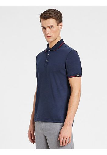 Rewoolution, Crater - Polo In Merino Jersey 190 Gr Per Uomo In Colore Blu