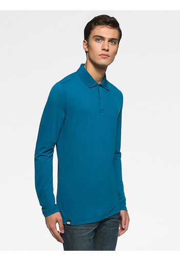 Rewoolution, Canopy - Polo In Merino Piquet 210 Gr Per Uomo In Colore Blu