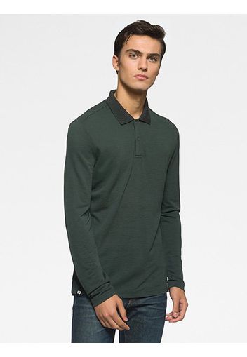 Rewoolution, Canopy - Polo In Merino Piquet 210 Gr Per Uomo In Colore Verde