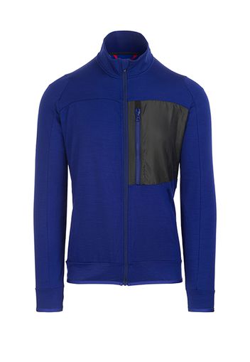 Rewoolution, M'S Full Zip Ls - Felpa 190 Gr Per Uomo In Colore Blu