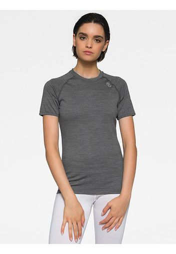 Rewoolution, Ali - T-Shirt In Merino Jersey 190 Gr Per Donna In Colore Grigio