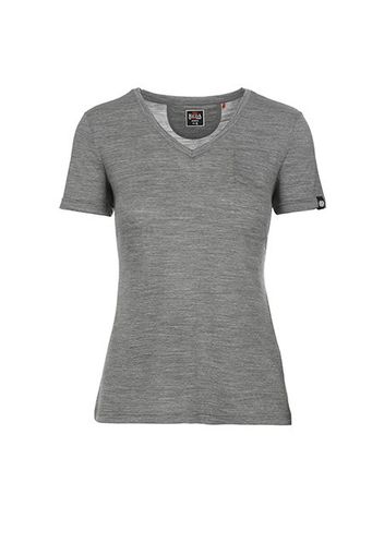 Rewoolution, Vicky - T-Shirt In Merino Jersey 140 Gr Per Donna In Colore Grigio