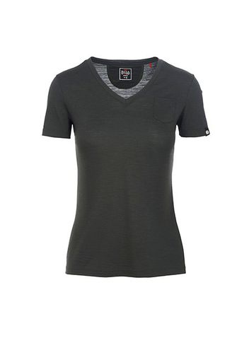 Rewoolution, Vicky - T-Shirt In Merino Jersey 140 Gr Per Donna In Colore Verde